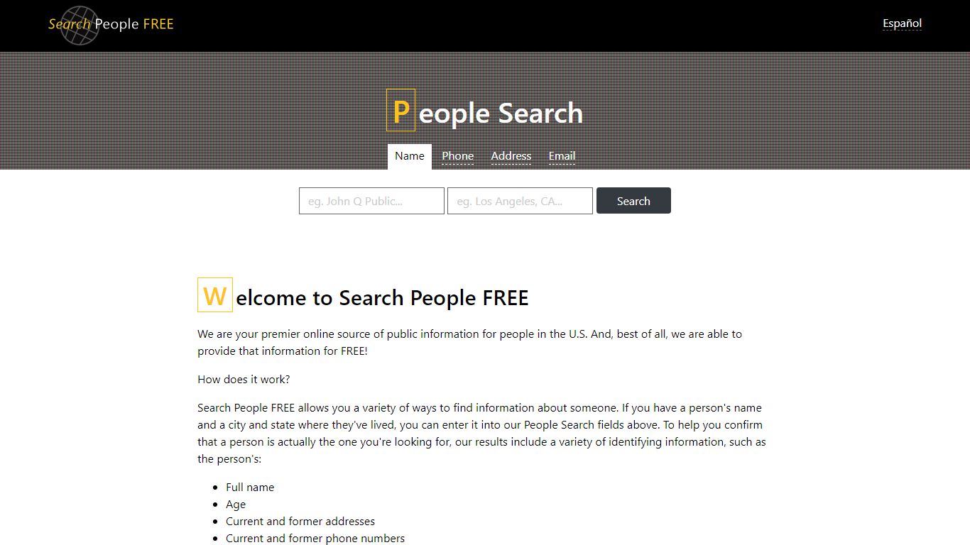 Search People FREE, Address Lookup, & Reverse Phone